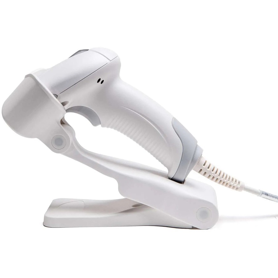 Scanner, Handheld, 1d/2d Imager, USB Cable, White, Includes Stand, Mc-Print and Mpop Compatible