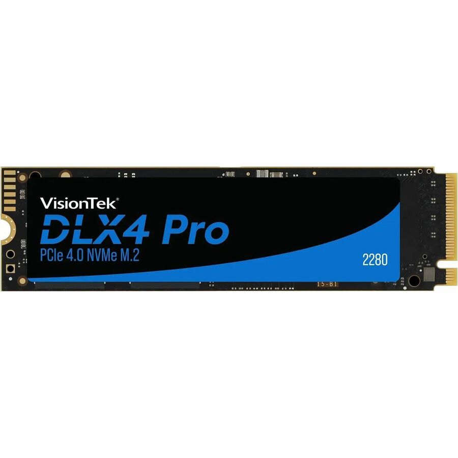 SSD DLX4 Pro 2 To - M.2 2280 Interne - PCI Express NVMe (PCI Express NVMe 4.0 x4) VisionTek - Ordinateur de bureau Appareil compatible - 1000 To TBW - 7415 Mo/s Taux de transfer maximale en lecture - 5 Ann&eacute;e Garantie