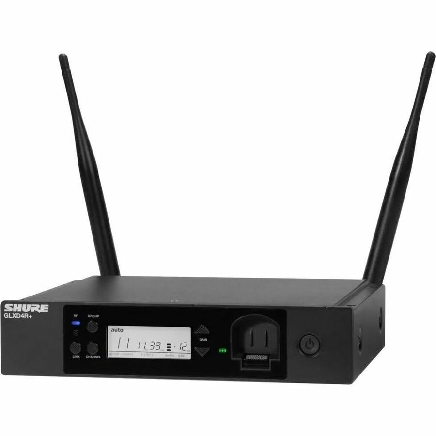 THE GLXD4+ DUAL BAND RACK RECEIVER DELIVERS EXCEPTIONAL DIGITAL AUDIO CLARITY. I
