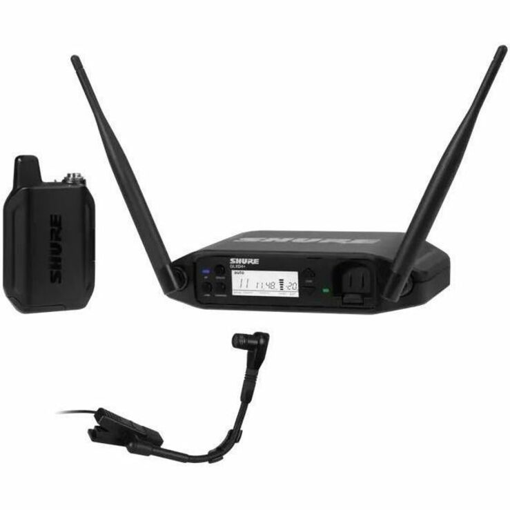 THE GLX-D+ DUAL BAND WIRELESS PRESENTER SYSTEM FEATURES THE PRECISION-CRAFTED BE