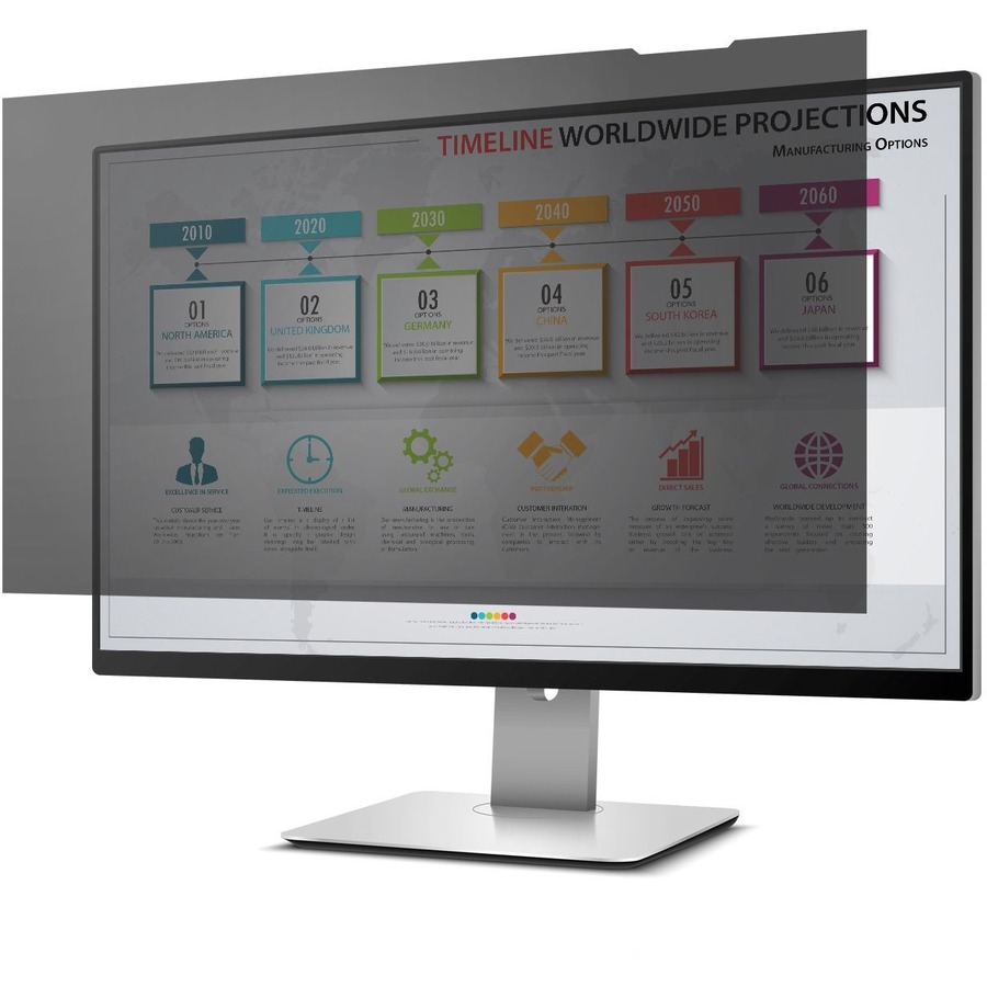 PRIVACYVIEW 25IN WIDESCREEN MONITOR PRIVACY SCREEN FILTER - 16:9 ASPECT RATIO -