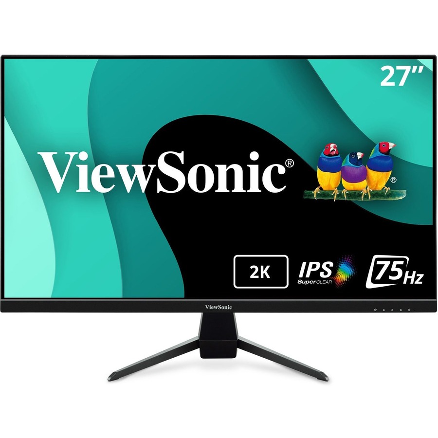 27" 2K QHD Thin-Bezel IPS Monitor with USB-C, HDMI, and DisplayPort.