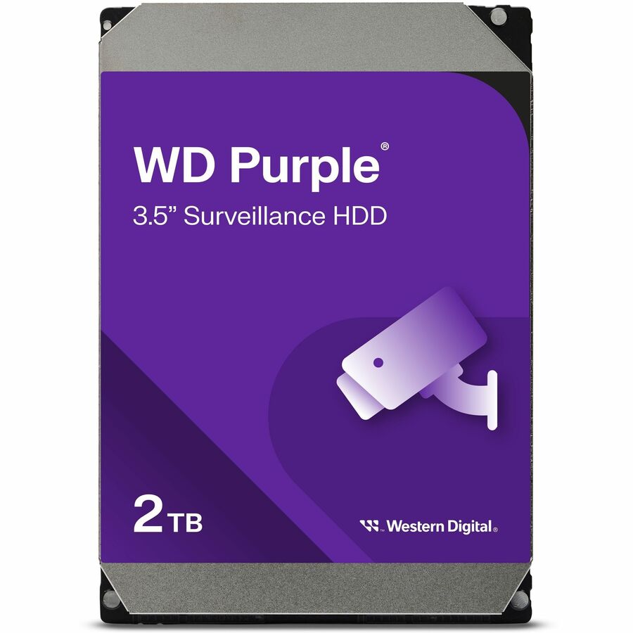 Western Digital WD Purple 2TB SATA 3.5 in 256 MB Cache | Enterprise HDD