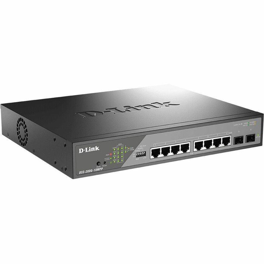 D-Link Dss-200g-10mpp Series 10-Port 1g Surveillance PoE Switch