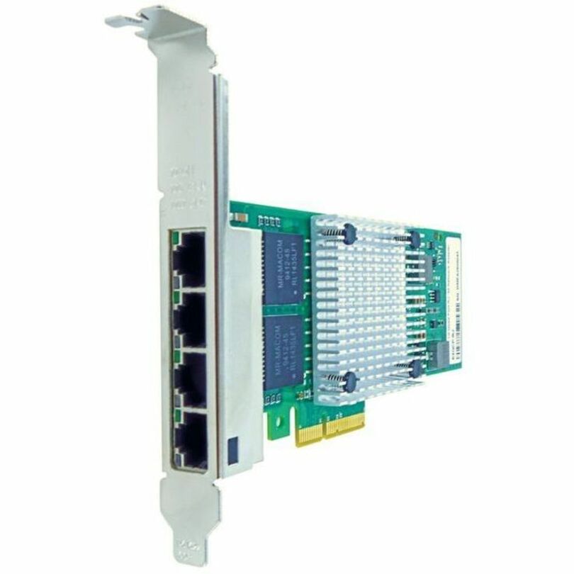 Axiom 10/100/1000mbs Quad Port RJ45 Pcie X4 Nic Card for Hp - P21106-B2