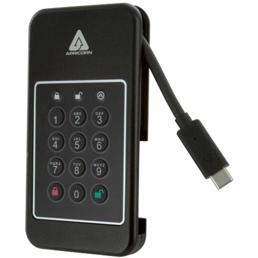 1TB SSD, USB 3.0 ENCRYPTED DRIVE ULTRA RUGGED, SUPER FAST HARDWARE-BASED 256-B