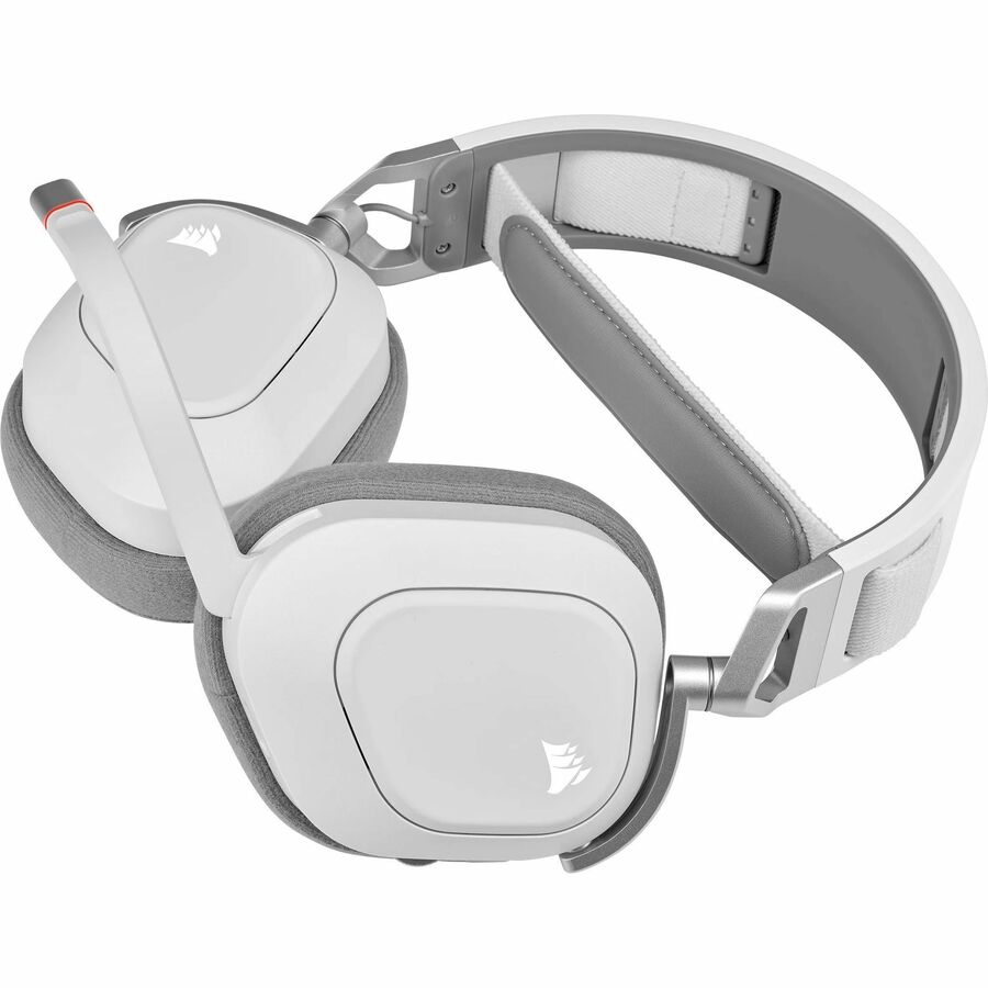 CORSAIR HS80 RGB WIRELESS HEADSET, WHITE - NA