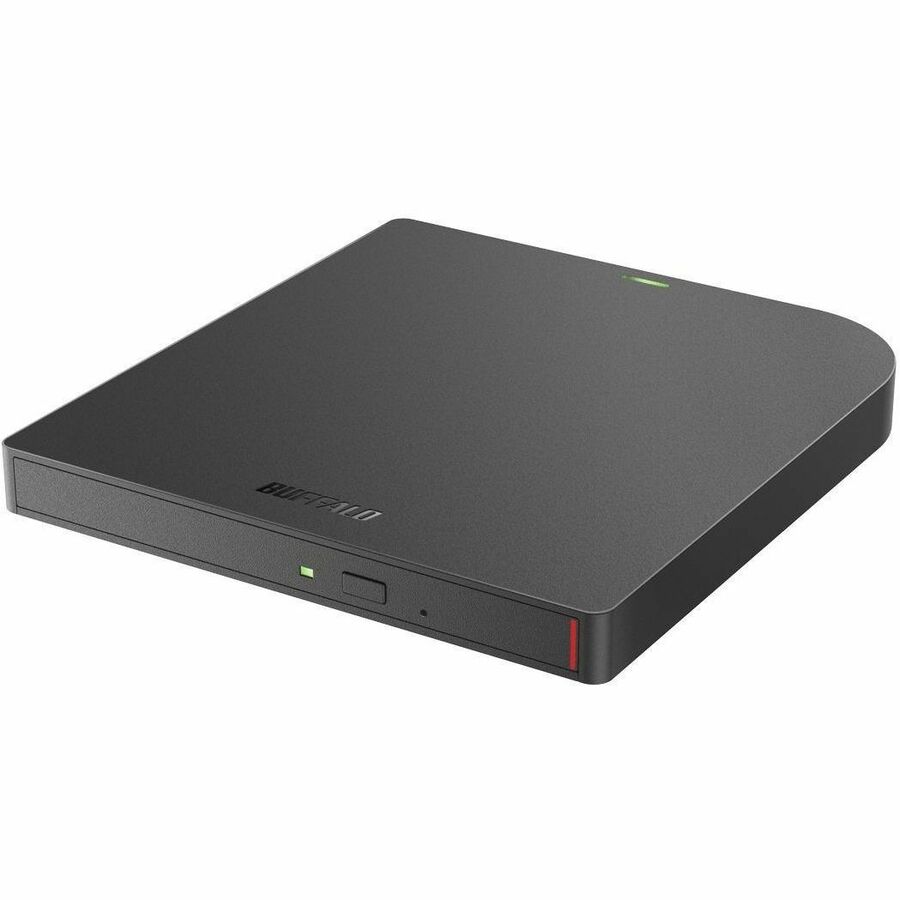 Buffalo MediaStation DVD-Writer - DVD-RAM/&#177;R/&#177;RW Support - 24x CD Read/24x CD Write/24x CD Rewrite - 8x DVD Read/6x DVD Write/8x DVD Rewrite - M-DISC Ready - Double-layer Media Supported - USB 3.2 (Gen 1) Type A - BUS Powered