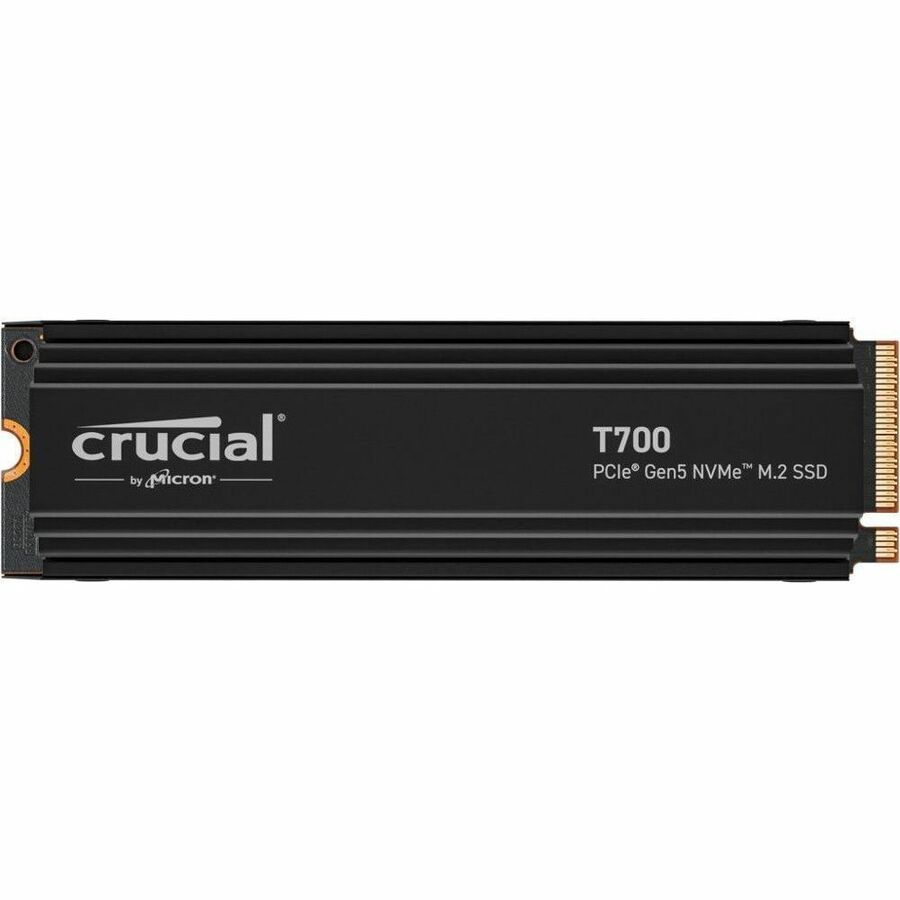 Crucial T700 1 To M.2 PCIe5.0x4 NVMe avec dissipateur thermique 2280 SSD Lecture : 11 700 Mo/s ; Écriture : 9 500 Mo/s (CT1000T700SSD5)