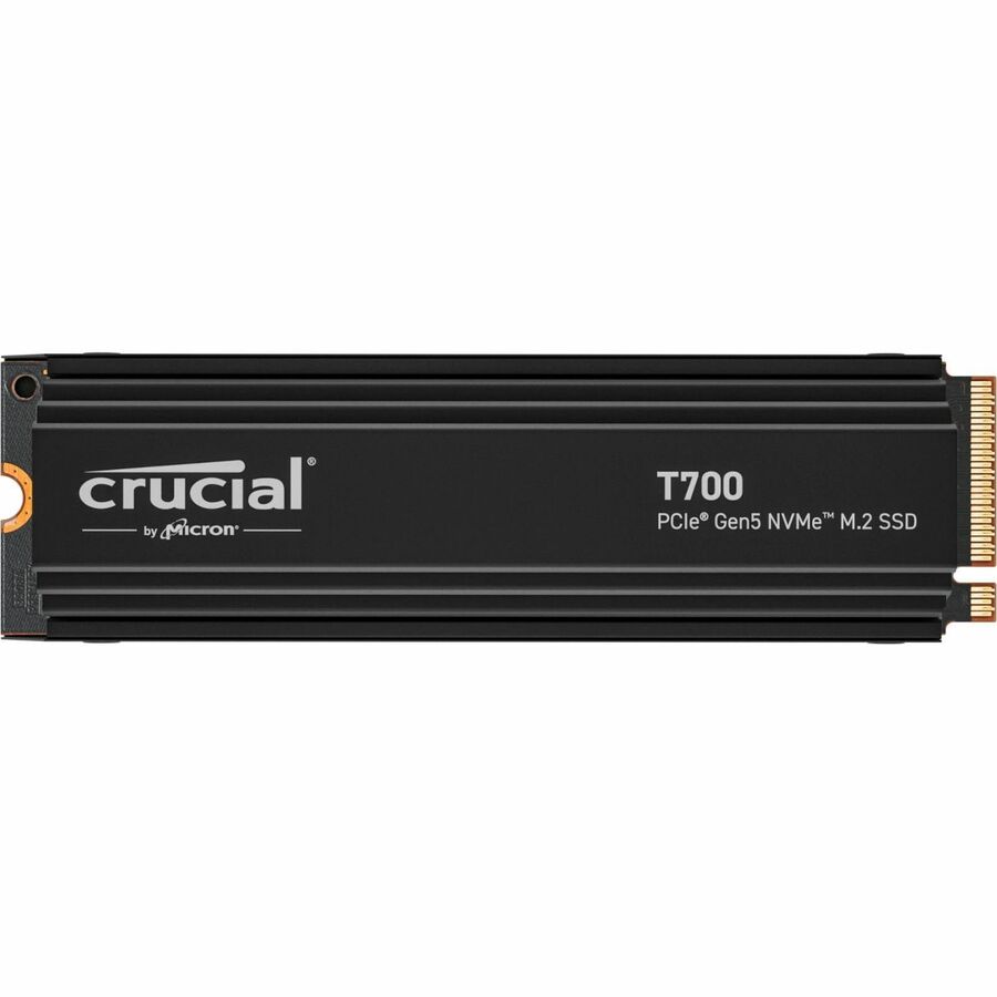 Crucial T700 2TB M.2 PCIe 5.0 NVMe with Heatsink SSD Read: 12400MB/s; Write: 11800MB/s, (CT2000T700SSD5)