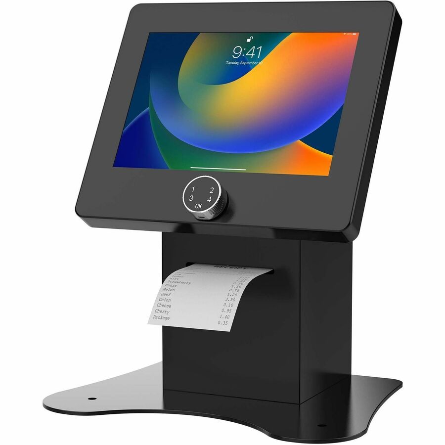 DIGITAL PASSWORD COMBINATION SECURITY DESK MOUNT W/ PRINTER SHELF COMPARTMENT