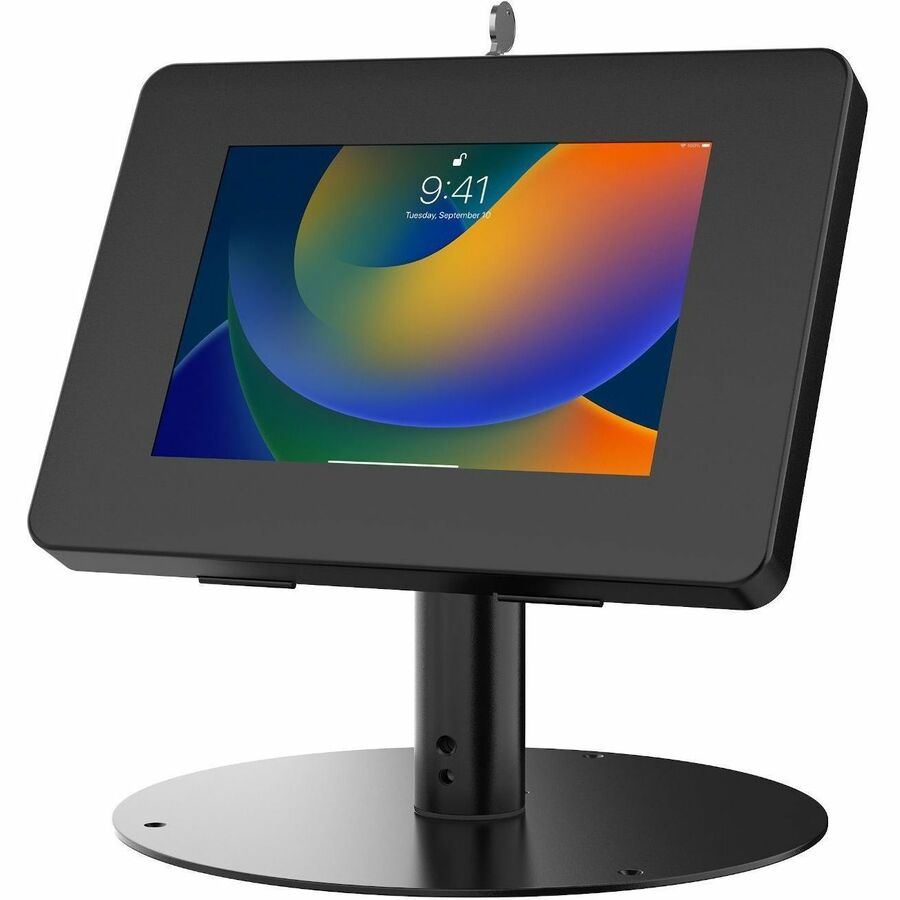 HYPERFLEX SECURITY KIOSK STAND W/ UNIVERSAL SECURITY ENCLOSURE FOR IPAD MINI, SA