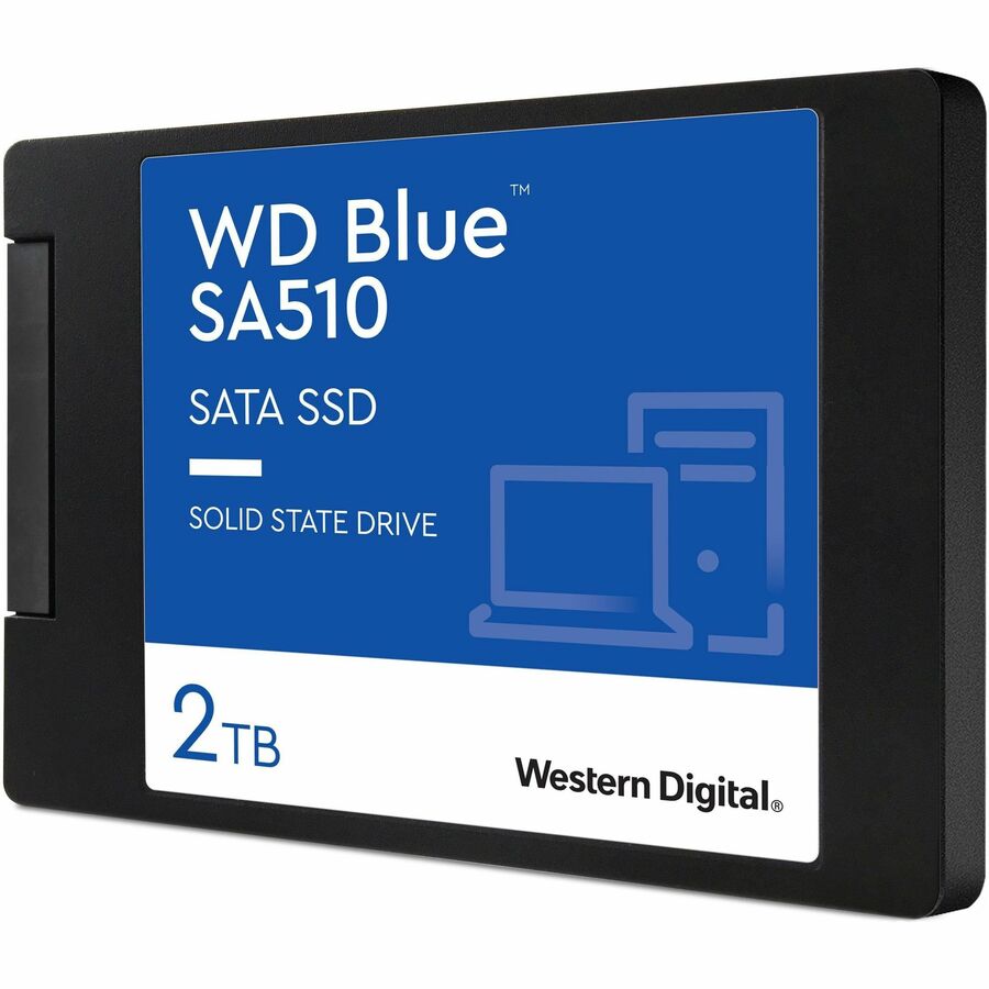 WD Blue™ SA510 2 To Lecture : 560 Mo/s ; Écriture : 520 Mo/s Disque SSD SATAIII