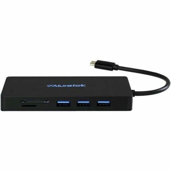 ALURATEK USB-C DOCKING STATION 4K HDMI HUB & CARD READER 100W PD
