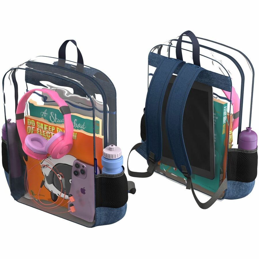 Extreme Clear Backpack W/1 Compartment (See-Through Backpack)
