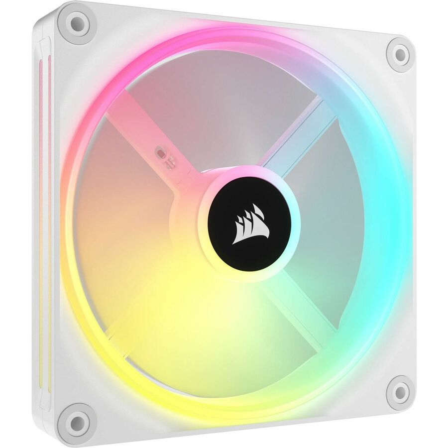CORSAIR QX RGB SERIES, ICUE LINK QX140 RGB WHITE, 140MM MAGNETIC DOME RGB FAN, S
