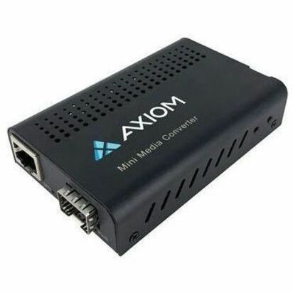 AXIOM TAA MINI 100MBS RJ45 TO 100BASE-FX MEDIA CONVERTER - MMF, LC, 2KM, 1310NM