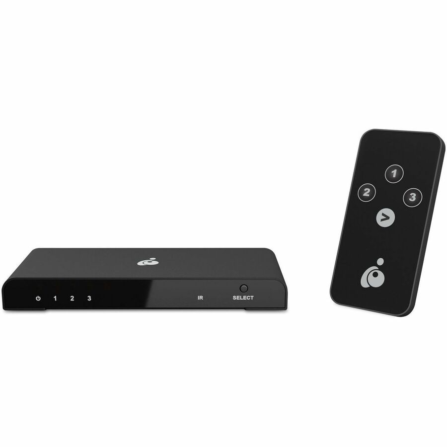 IOGEAR HDMI 3-PORT TRUE 4K@60HZ SWITCH - 3 IN X 1 OUT - HDMI 2.0, AND HDCP 2.2