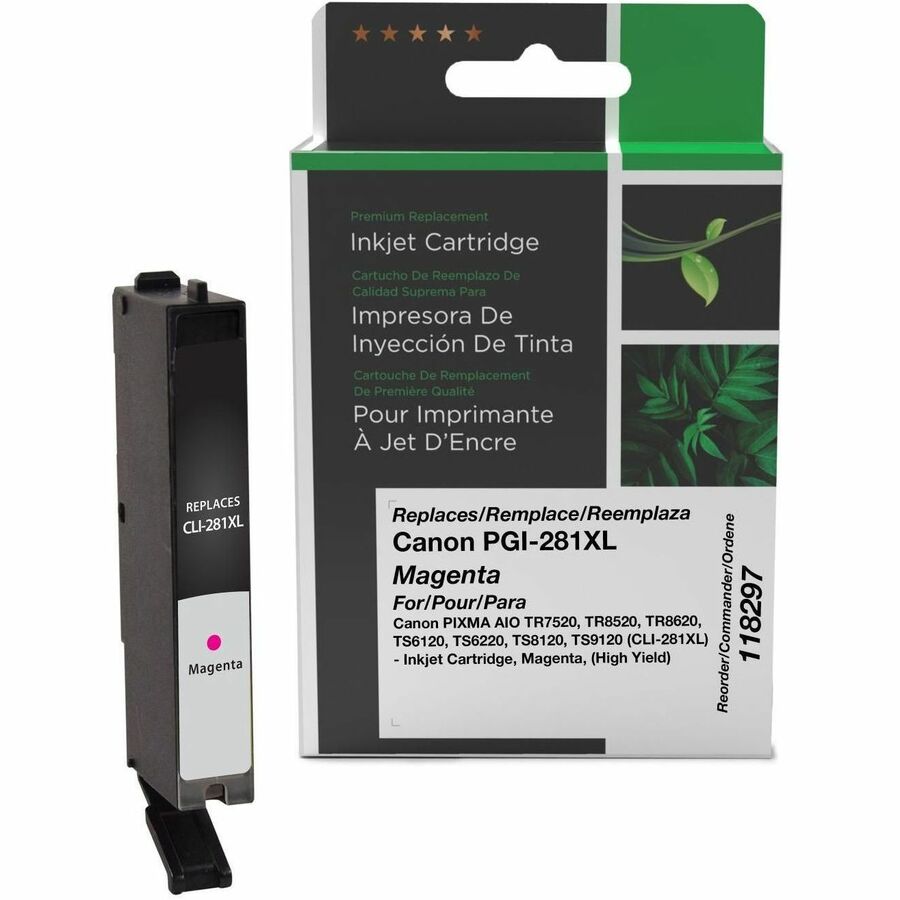 CLOVER IMAGING REMANUFACTURED HIGH YIELD MAGENTA INK CARTRIDGE FOR CANON CLI-281