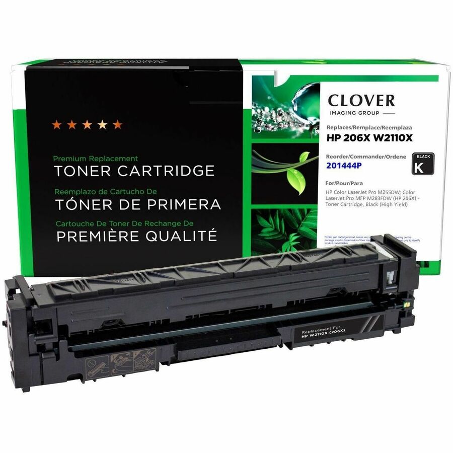 CLOVER IMAGING REMAN FOR HP W2110X 206X BLACK NEW CHIP