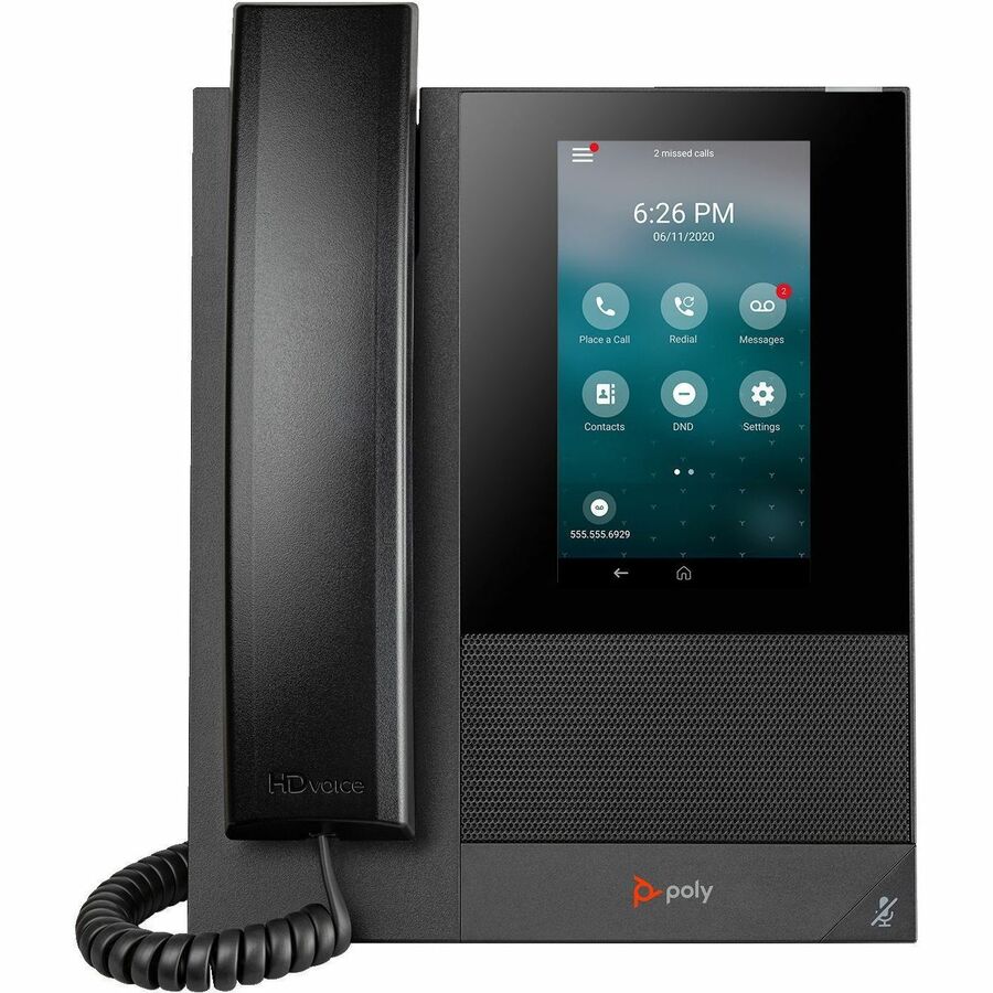 POLY CCX 400 BUSINESS MEDIA PHONE WITH OPEN SIP WITH POWER SUPPLY US