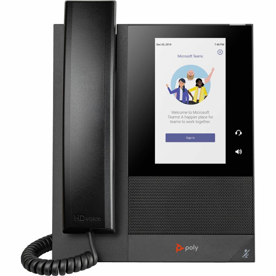 POLY CCX 400 BUSINESS MEDIA PHONE FOR MICROSOFT TEAMS AND POE-ENABLED WW