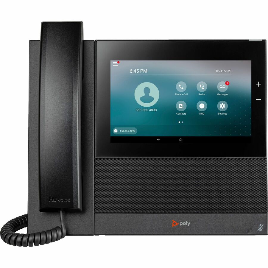 POLY CCX 600 BUSINESS MEDIA PHONE WITH OPEN SIP AND POE-ENABLED GSA/TAA US