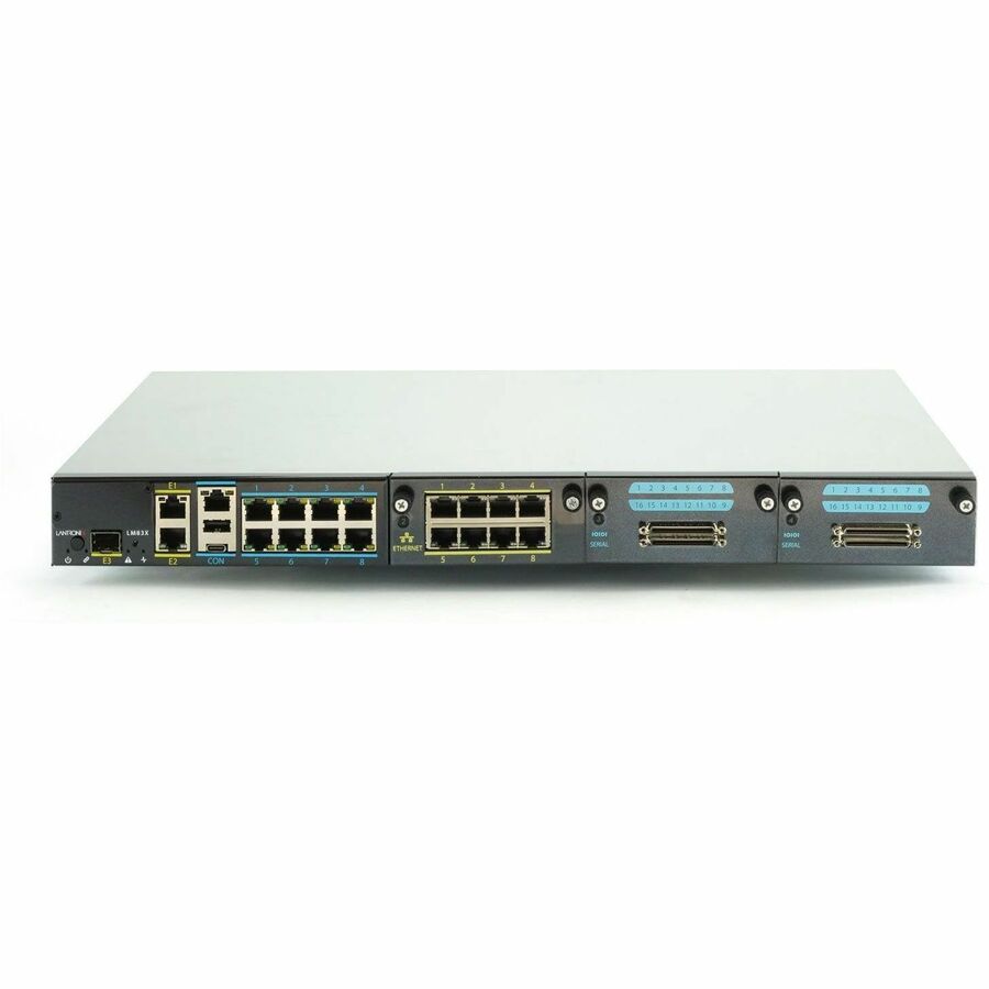 LM83X LOCAL MANAGER, 40 SERIAL PORTS, 8 DEDICATED ETHERNET PORTS, 3 ETHERNET POR