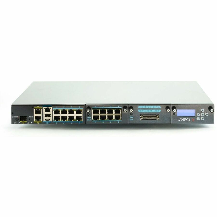 LM83X LOCAL MANAGER, 32 SERIAL PORTS, LCD MODULE, 3 ETHERNET PORTS, INCLUDES LMS