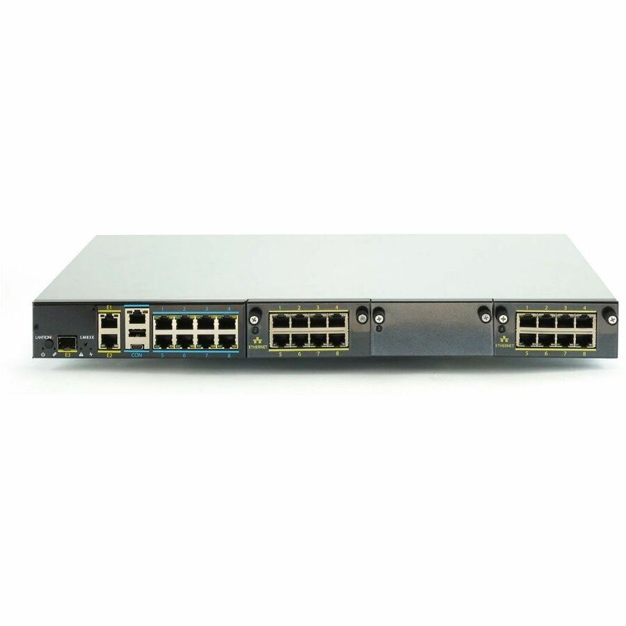 LM83X LOCAL MANAGER, 16 SERIAL PORTS, 16 DEDICATED ETHERNET PORTS, 3 ETHERNET PO