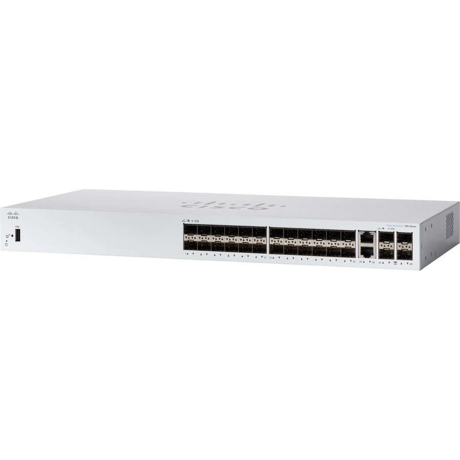 CBS350 MANAGED 24-PORT SFP, 4X1G SFP