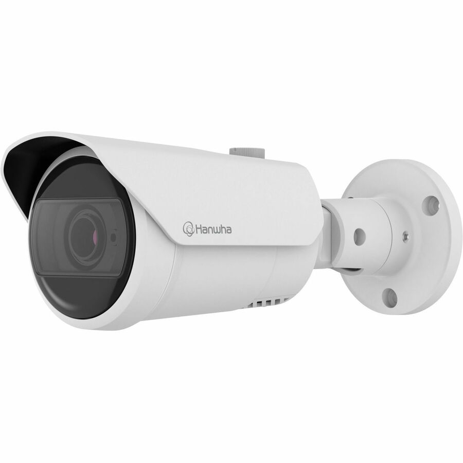 WISENET Q NETWORK OUTDOOR VANDAL BULLET CAMERA, 4K @ 30FPS, MOTORIZED VARI-FOCAL
