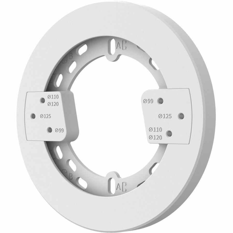 ADAPTOR PLATE FOR SINGLE, DOUBLE, 4IN OCTAGON, SUPPORTED CAMERAS: QNV-C8011R/C80
