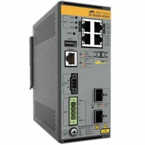4X 10/100/1000T, 2X 1G/10G SFP+, INDUSTRIAL ETHERNET, LAYER 2+ SWITCH, POE++ SUP