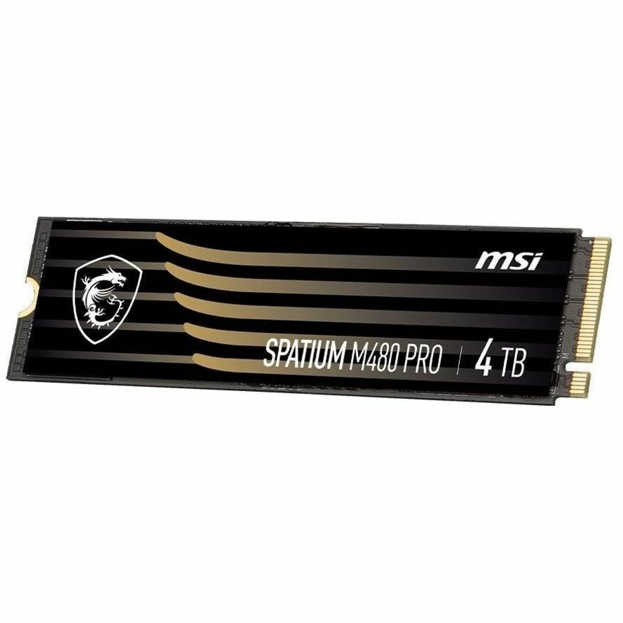 MSI SPATIUM M480 Pro  4TB PCIe 4.0 NVMe M.2Read:7400MB/s Write:7000MB/s Solid State Drive(SM480PN4TB)