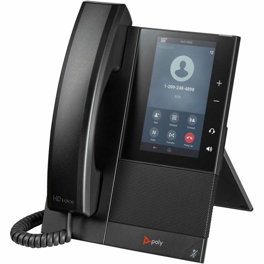 POLY CCX 505 BUSINESS MEDIA PHONE WITH OPEN SIP AND POE-ENABLED