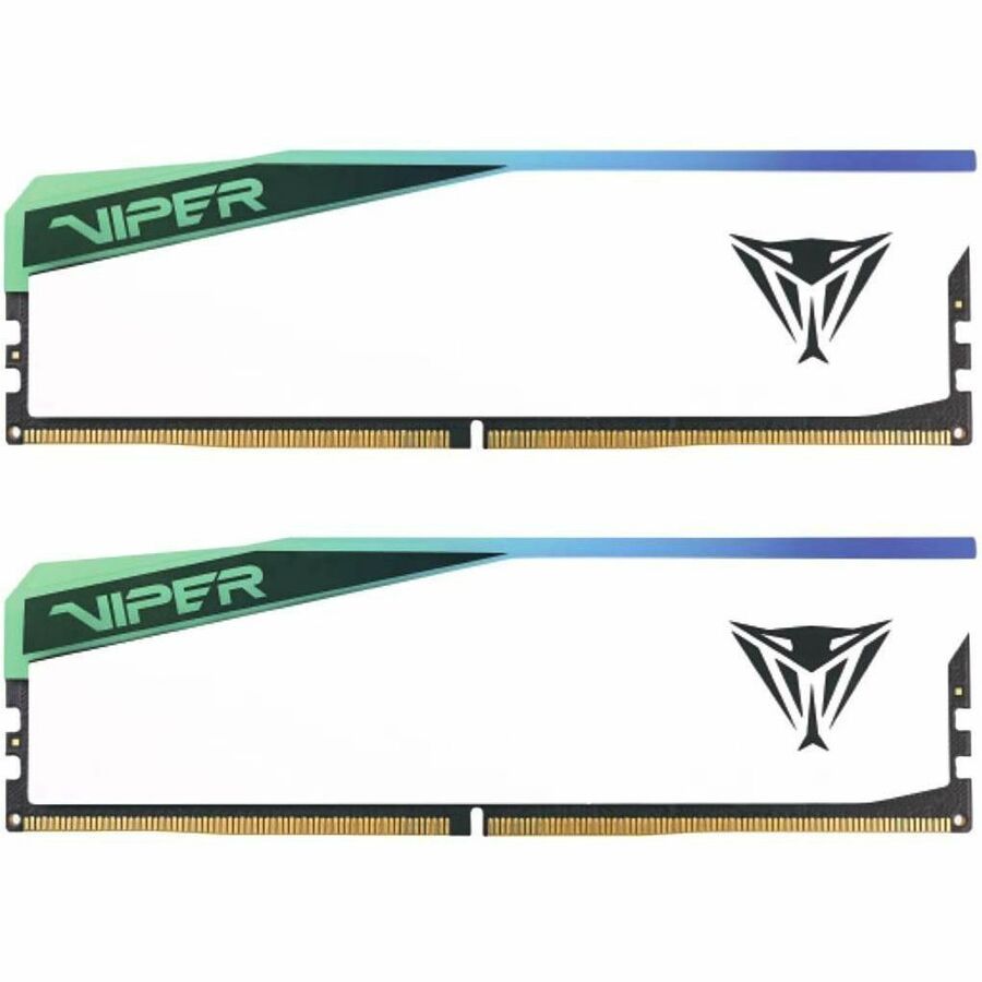 PATRIOT VIPER ELITE 5 DDR5 64GB RGB 6200MHZ CL42 WHITE HS DUAL KIT