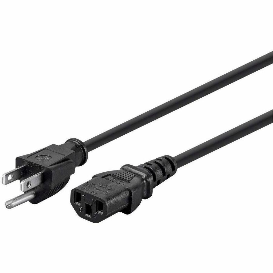 MONOPRICE POWER CORD - NEMA 5-15P TO IEC 60320 C13 18AWG 10A/1250W 125V 3-PRONG