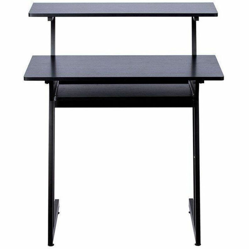 STAGE RIGHT BY MONOPRICE RECORDING STUDIO DESK WITH RAISED PLATFORM AND KEYBOARD