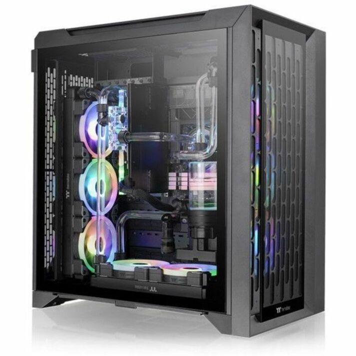 THERMALTAKE C700 TG ARGB BLACK E-ATX MID TOWER COMPUTER CASE