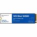 WD Blue SN580 250GB M.2 NVMe PCI-E 4.0 Read:4000 MB/s Write:2000 MB/s Solid State Drive (WDS250G3B0E)