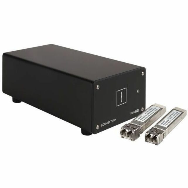 TWIN25G THUNDERBOLT DUAL PORT 25GB ETHERNET ADAPTER (SFP28 MODULES INCLUDED)