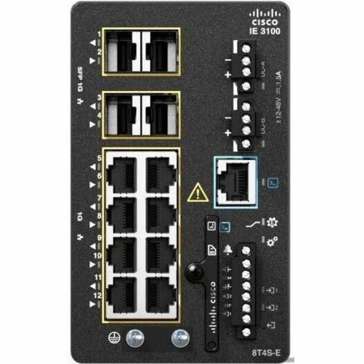 IE3100 W/8GE COPPER, 4GE SFP,FIXED SYS,NETWORK ESSENTIALS