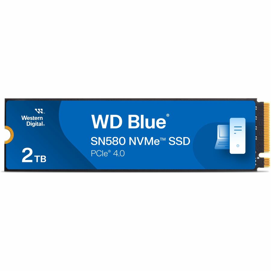 WD Blue M.2 PCI-E SN580 de 2 To, lecture: 4150Mo/s, écriture: 4150Mo/s, (WDS200T3B0E)