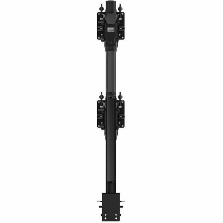 ATDEC HEAVY DUTY DUAL VERTICAL MONITOR MOUNT WITH HD F-CLAMP, MONITORS SIZED 24"
