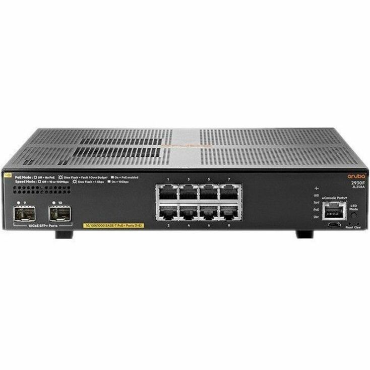 ARUBA 2930F 8G POE+ 2SFP+ REMAN SWCH