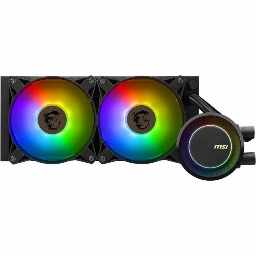 MSI MAG CORELIQUID E240 AIO LIQUID CPU COOLER, 240MM RADIATOR, DUAL 120MM PWN FA