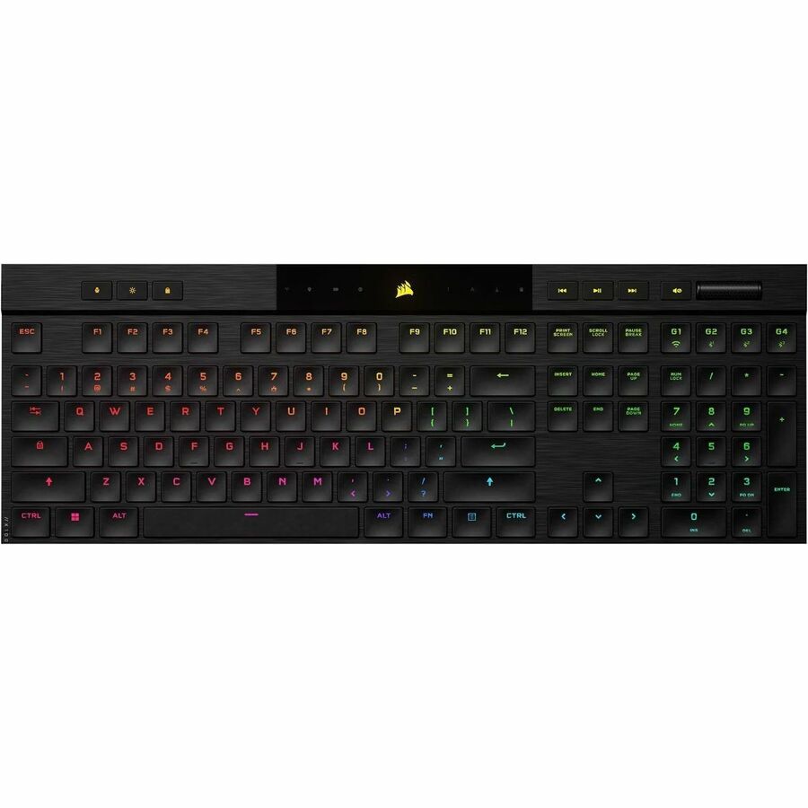 CORSAIR K100 RGB AIR WIRELESS ULTRA-THIN MECHANICAL GAMING KEYBOARD, BACKLIT RGB