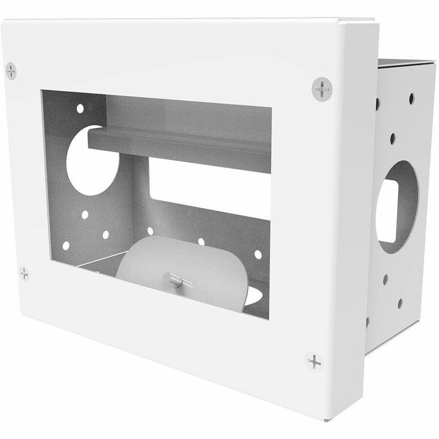 IN-WALL MOUNT SUPPORTS THE YEALINK MTOUCH AND CTP18 TOUCH PANELS. GLOSS WHITE FI