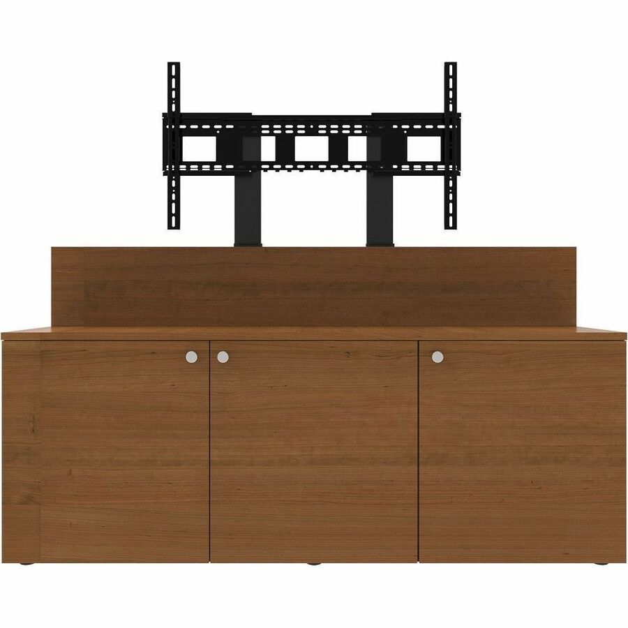 3-BAY AV CABINET INCLUDES SINGLE 45-98IN DISPLAY MOUNT, 12RU SLIDING, ROTATING R